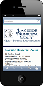 Lakeside Municipal Court, Fond du Lac County