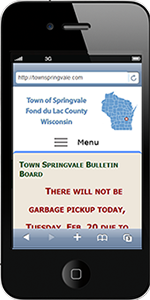 Town of Springvale, Fond du Lac County