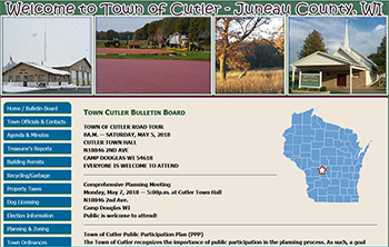 Town of Cutler, Juneau County, WI