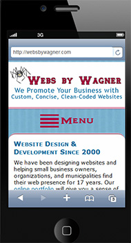 Webs by Wagner Responsive Site