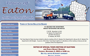 Town of Eaton, Manitowoc County