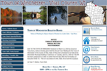 Town of Winchester, Vilas County